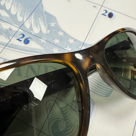 Ray-Ban POLARIZED RB 2132 New Wayfarer 58/18 Dark Tortoise Sunglasses ~Rare Size - Picture 7 of 11